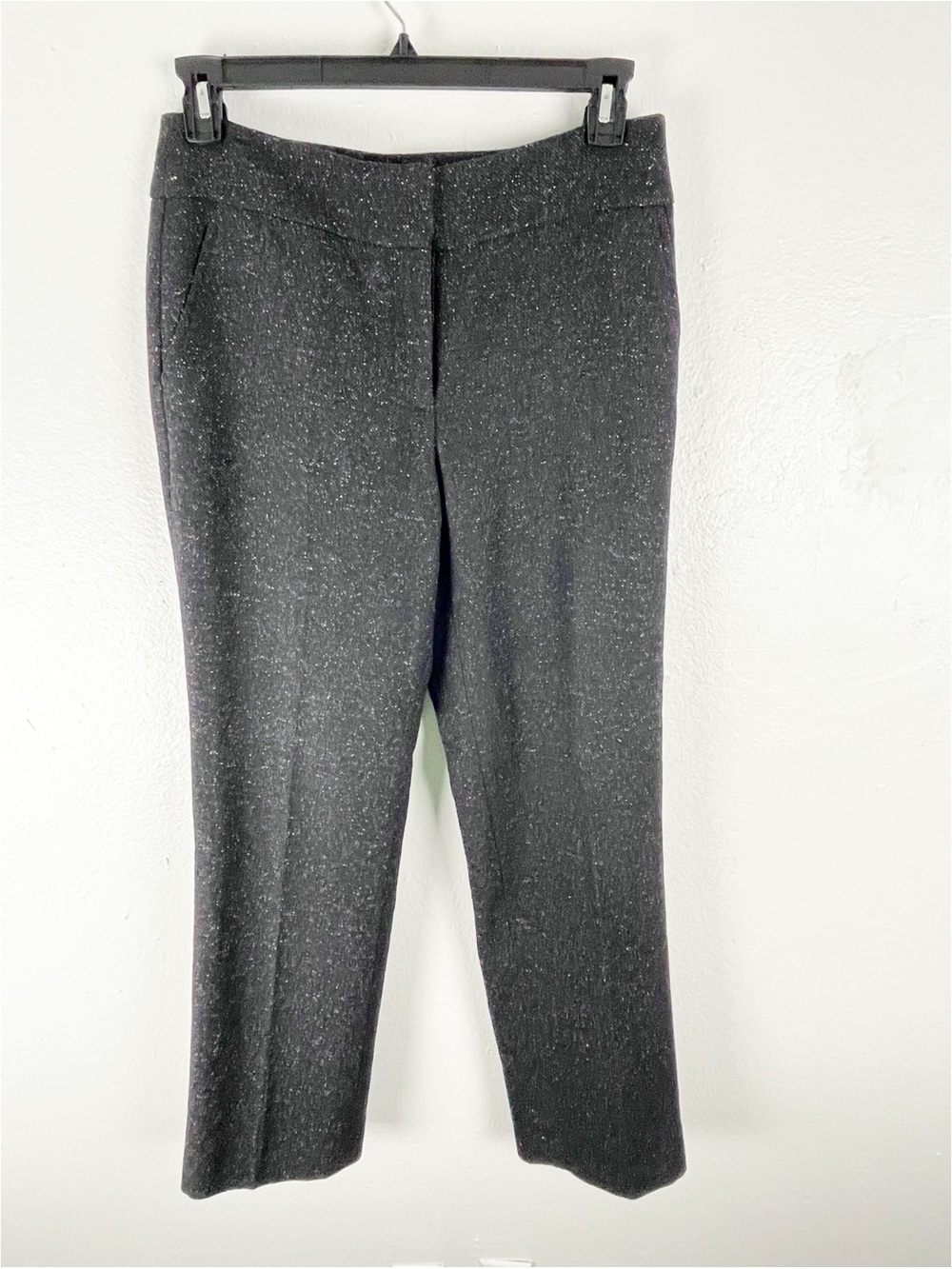 TALBOTS Hertiage Wool Silk Blend Speckled Lined Pants Slacks Size 6 Career
